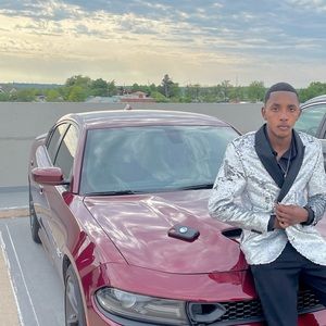 I’m selling this silver suit jacket from Macy’s; worn once and size:Large